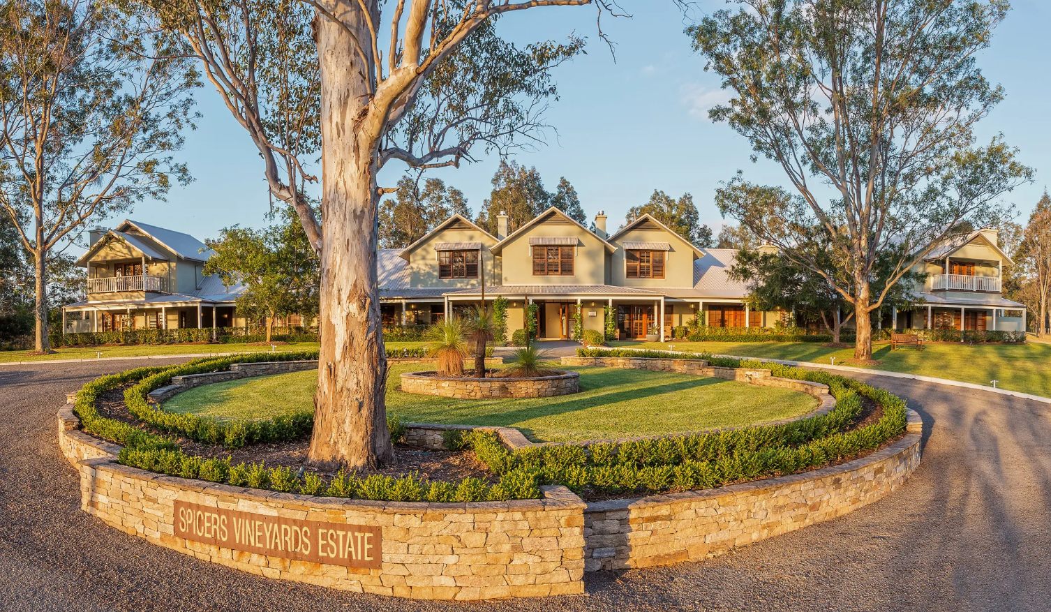 Spicers Vineyard resort grounds maintained by Advanced Landscaping